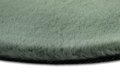 Esprit Teppich Rund Salbei Grün und sehr flauschig Hochflor
