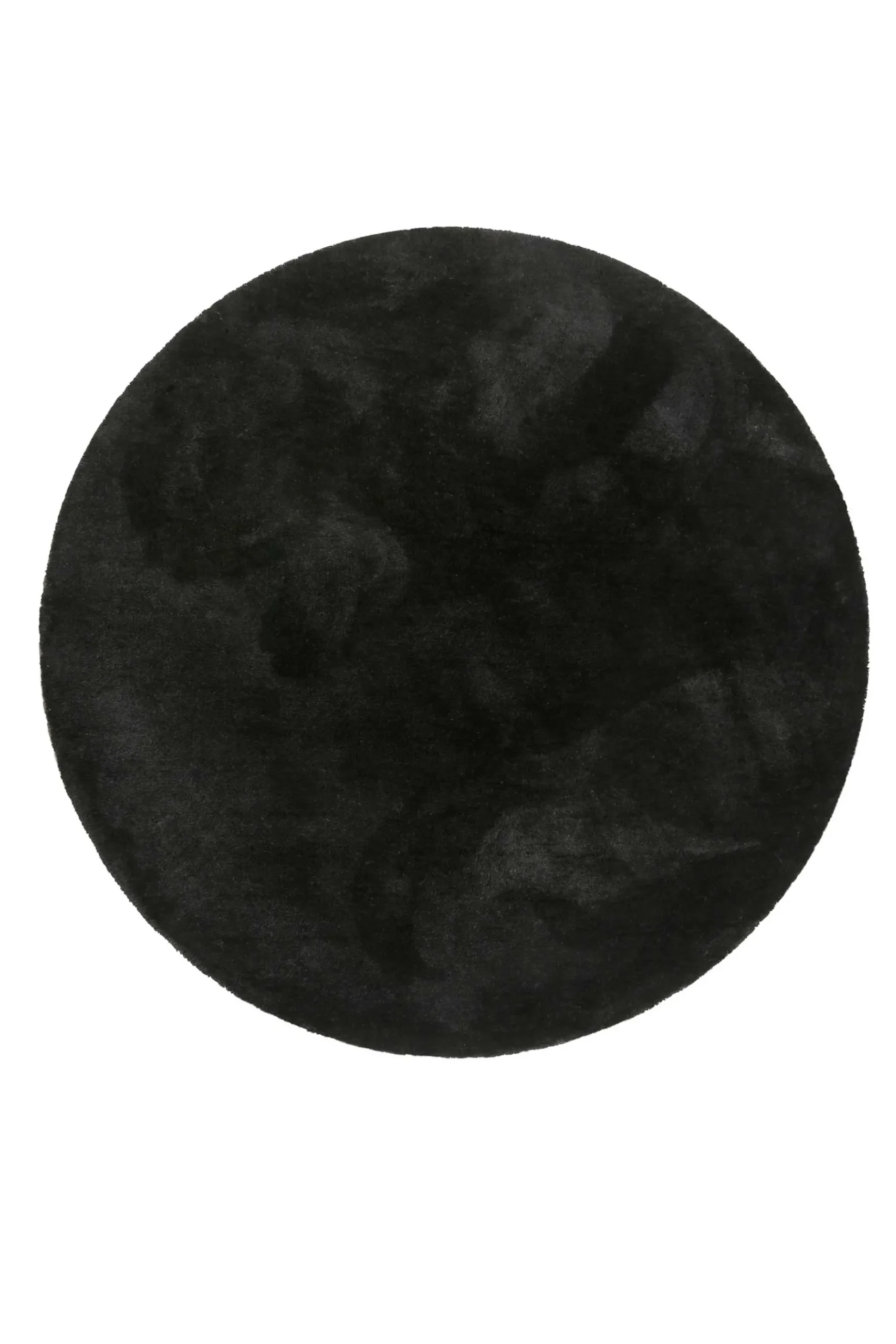 Esprit Teppich Rund Schwarz Hochflor "Relaxx"