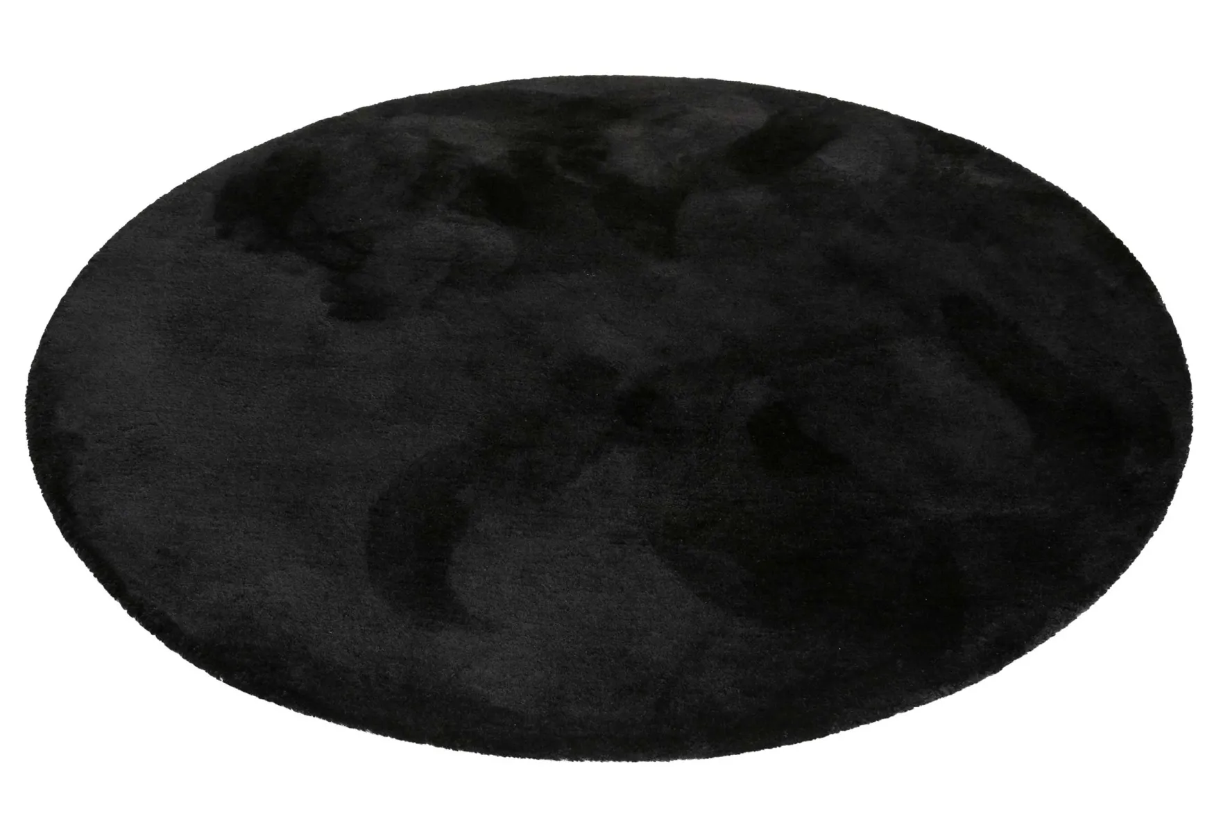 Esprit Teppich Rund Schwarz Hochflor "Relaxx"