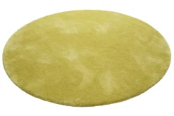 Esprit Teppich Rund Senfgelb Hochflor