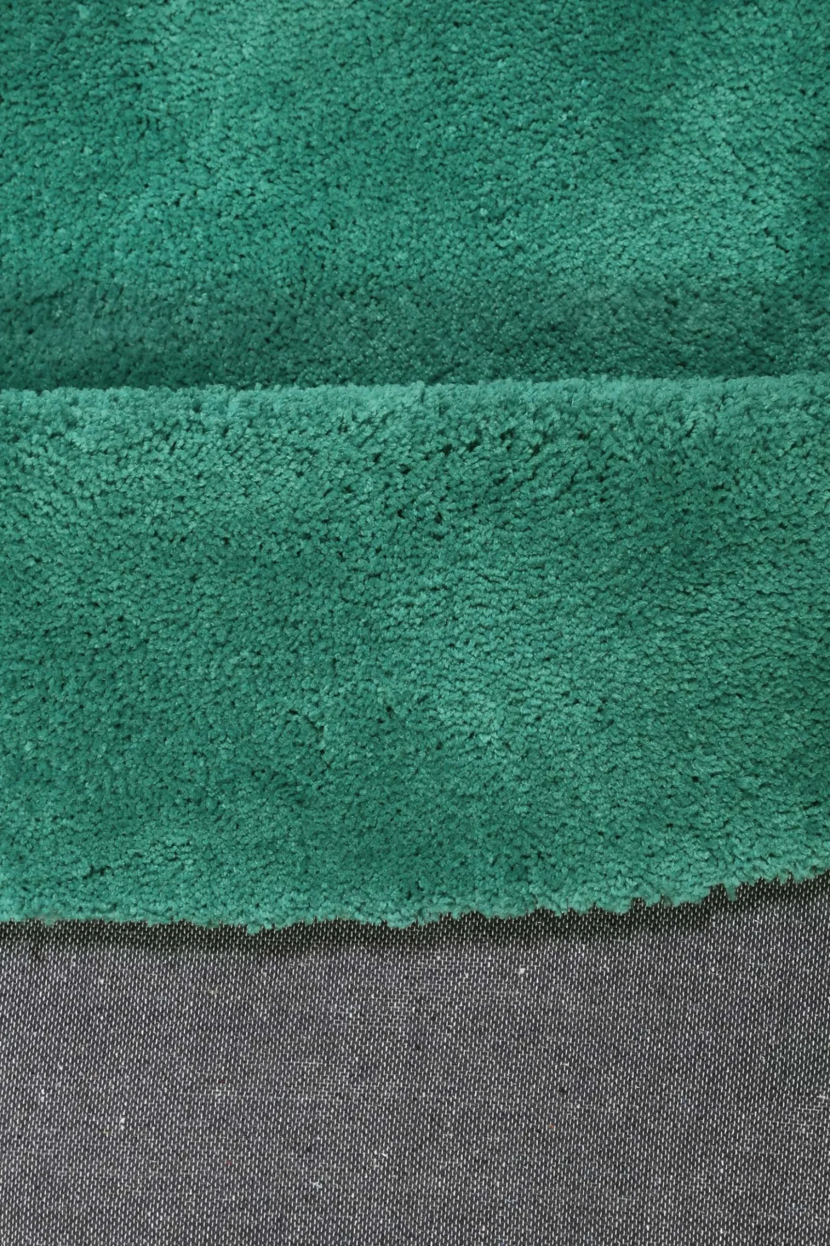 Esprit Teppich Rund Smaragdgrün Hochflor "Relaxx"