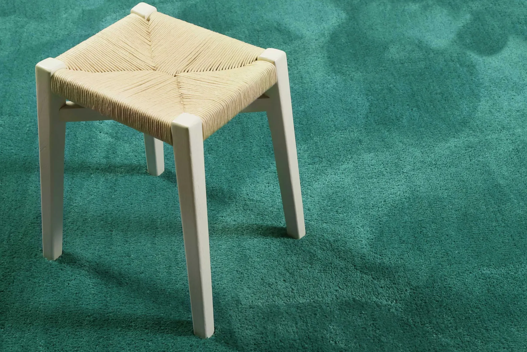 Esprit Teppich Rund Smaragdgrün Hochflor "Relaxx"