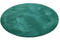 Esprit Teppich Rund Smaragdgrün Hochflor