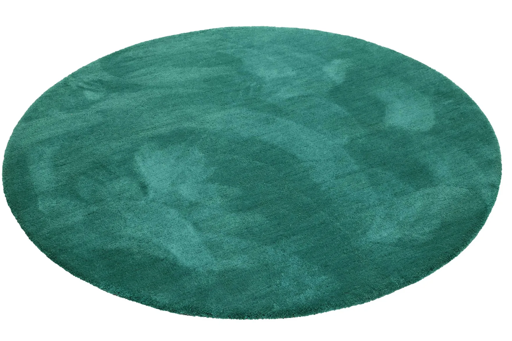 Esprit Teppich Rund Smaragdgrün Hochflor "Relaxx"