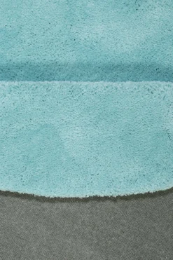Esprit Teppich Rund Türkis Hochflor "Relaxx"