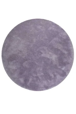 Esprit Teppich Rund Violett Hochflor "Relaxx"