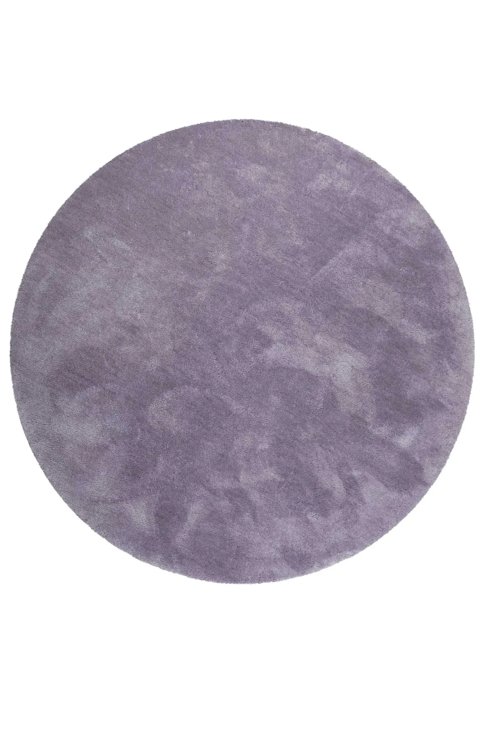 Esprit Teppich Rund Violett Hochflor "Relaxx"