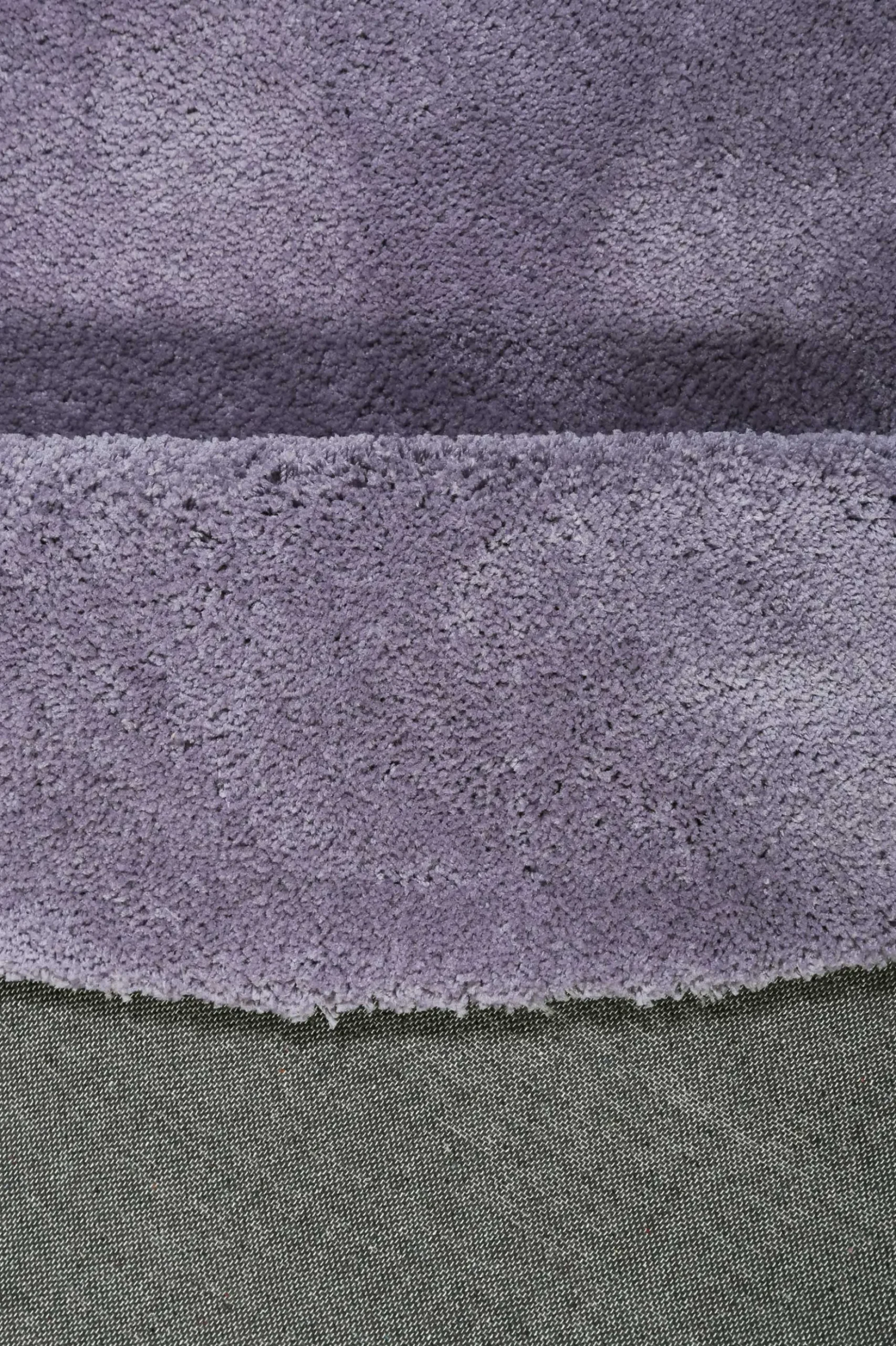 Esprit Teppich Rund Violett Hochflor "Relaxx"