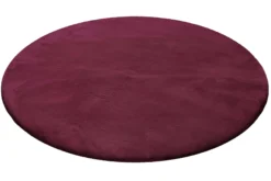 Esprit Teppich Rund Violett und sehr flauschig Hochflor 
