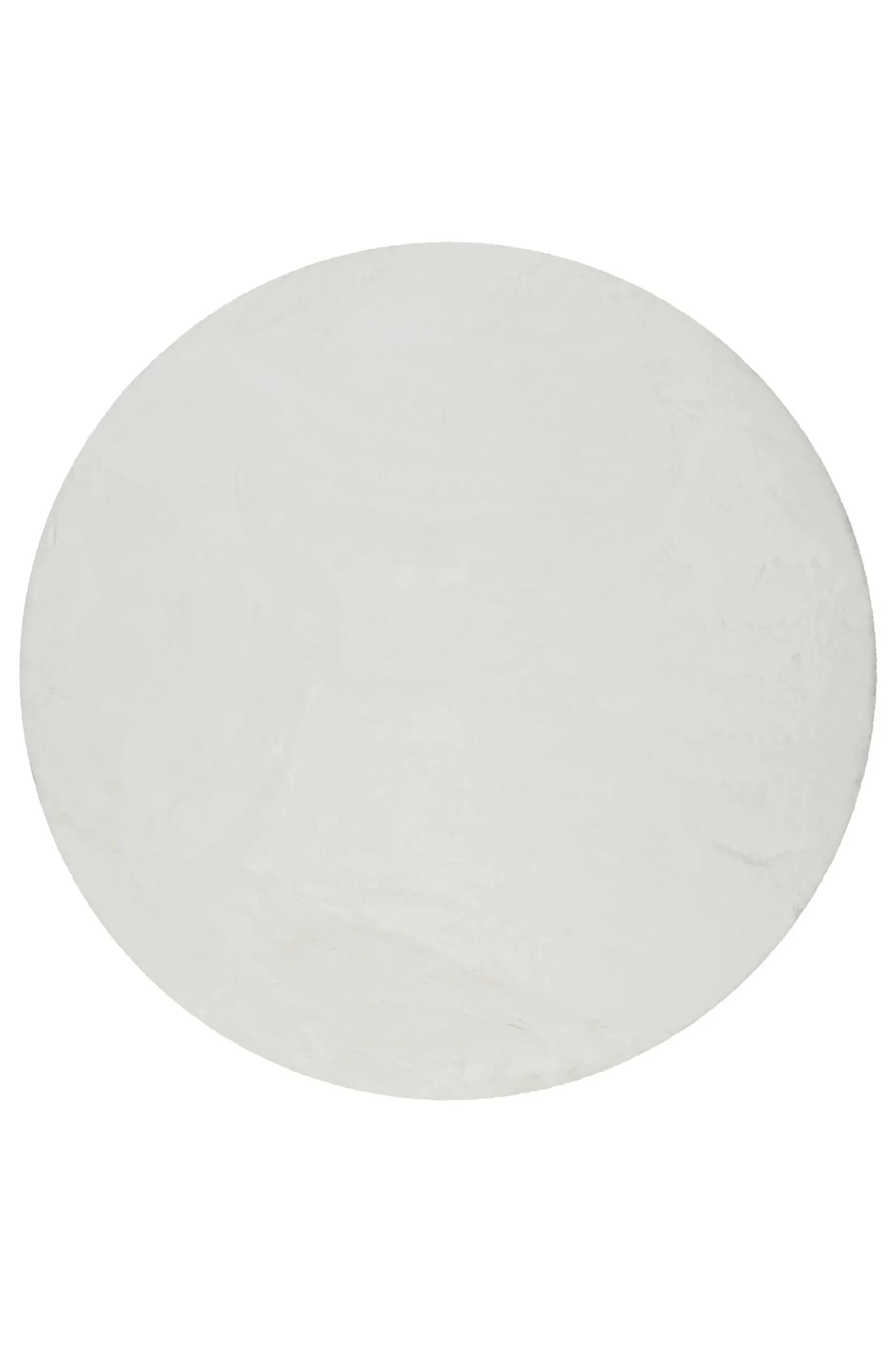 Esprit Teppich Rund Weiß und sehr flauschig Hochflor "Alice"