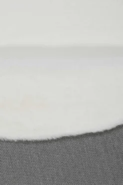 Esprit Teppich Rund Weiß und sehr flauschig Hochflor