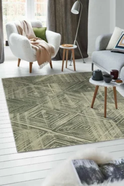 Esprit Teppich Salbeigrün Kurzflor » Cuba «
