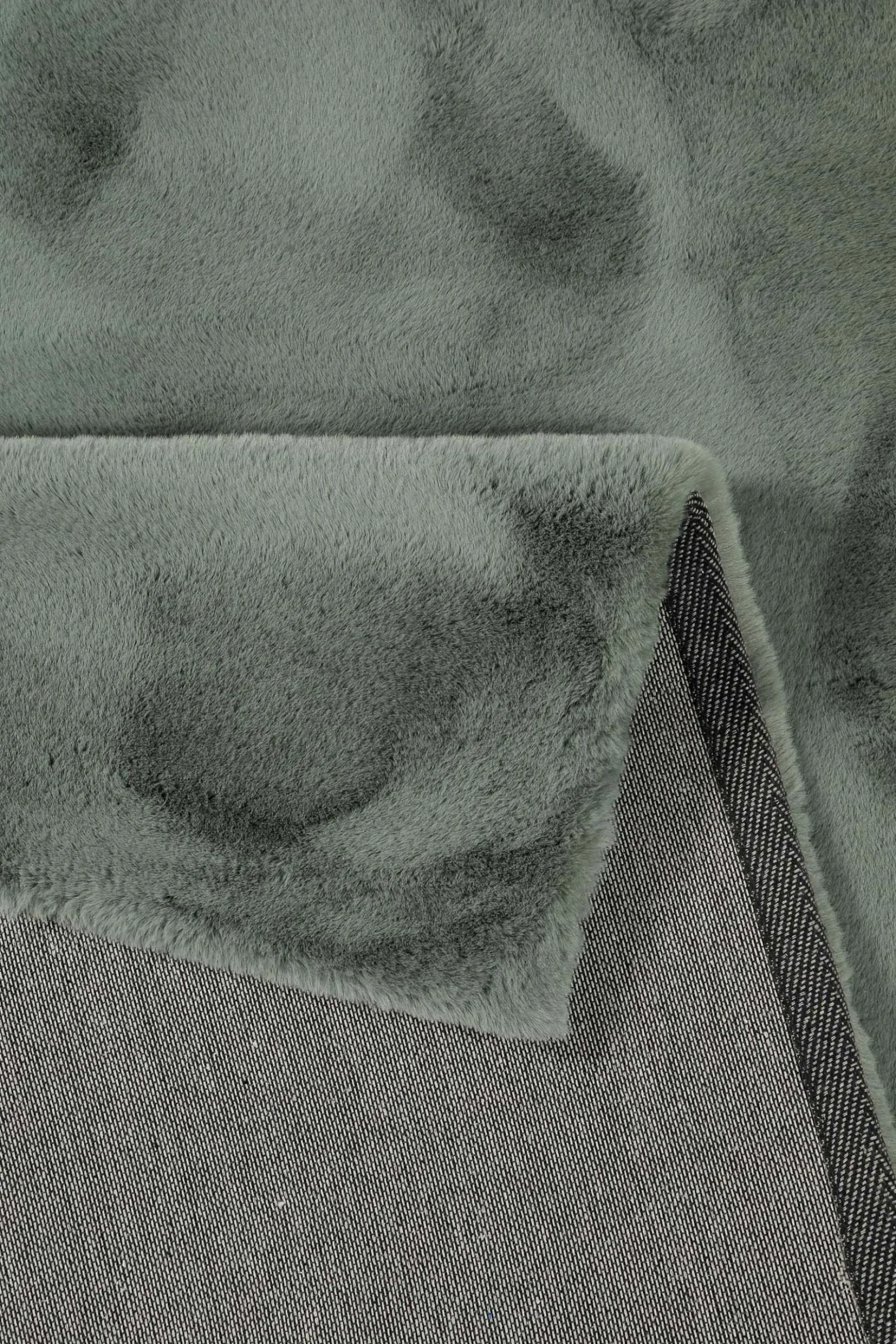 Esprit Teppich Salbei Grün und sehr flauschig Hochflor "Alice"