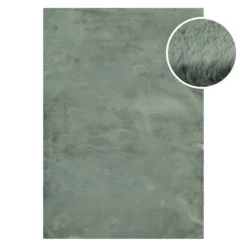 Esprit Teppich Salbei Grün und sehr flauschig Hochflor