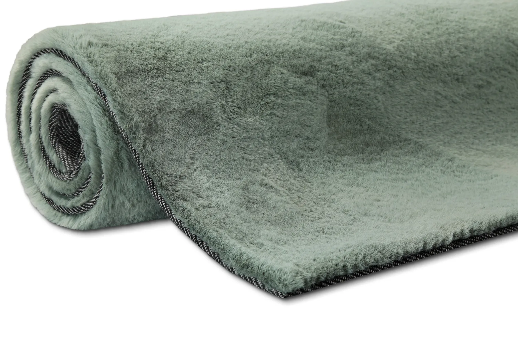 Esprit Teppich Salbei Grün und sehr flauschig Hochflor "Alice"