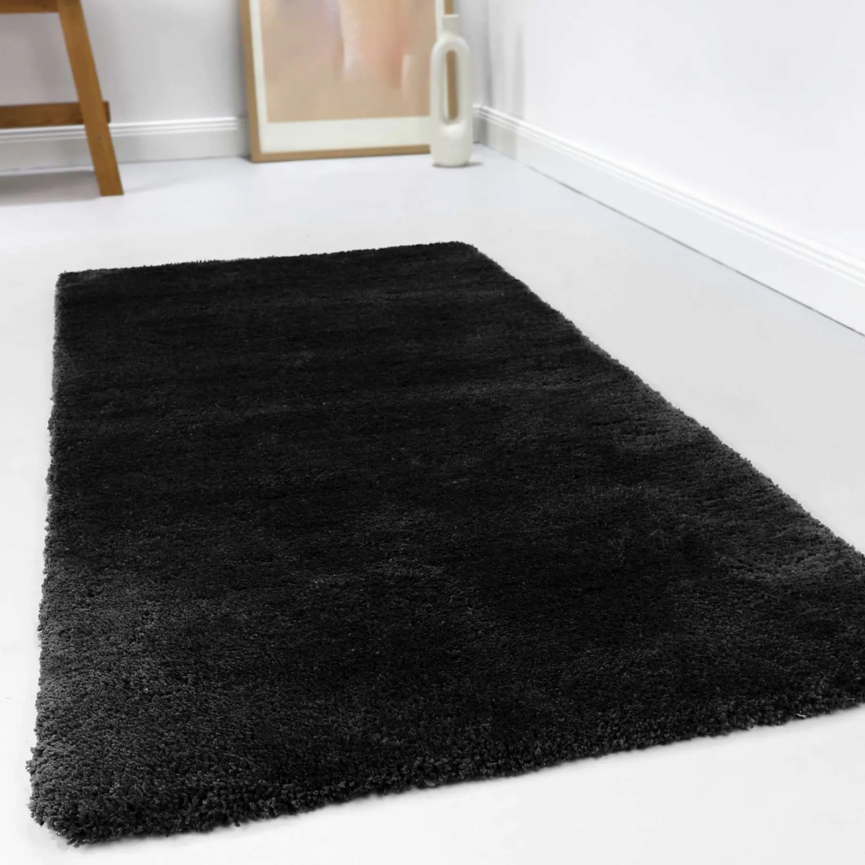 Esprit Teppich Schwarz Hochflor "Relaxx"