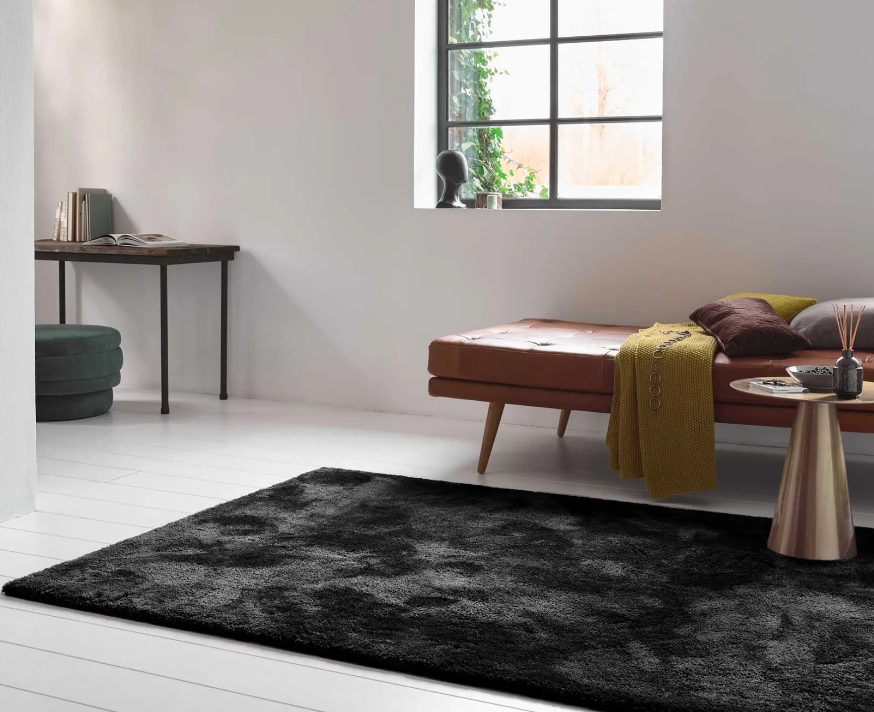 Esprit Teppich Schwarz Hochflor "Relaxx"