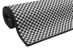 Esprit Teppich Schwarz Weiß In & Outdoor 