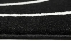 Esprit Teppich Schwarz Weiß Kurzflor 