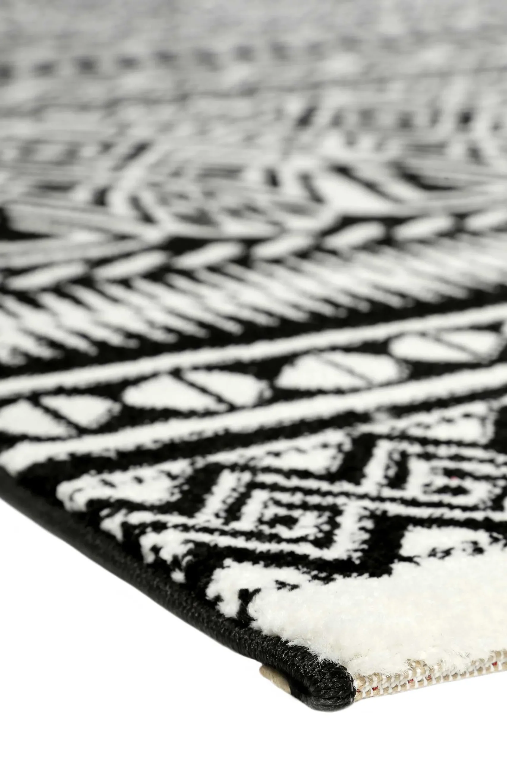Esprit Teppich Schwarz Weiß Kurzflor "Black & White"