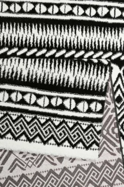 Esprit Teppich Schwarz Weiß Kurzflor