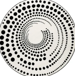 Esprit Teppich Schwarz Weiß Kurzflor "Eddy"