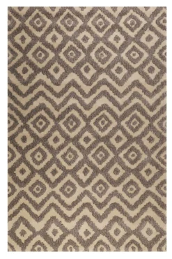 Esprit Teppich Taupe Braun aus Wolle "Africa Ethnic"