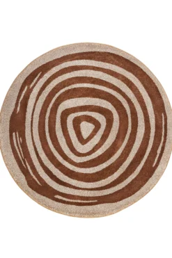 Esprit Teppich Taupe Cognac 