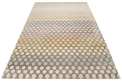 Esprit Teppich Taupe Gelb Rosa Kurzflor "Spotted Stripe"
