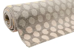 Esprit Teppich Taupe Gelb Rosa Kurzflor 