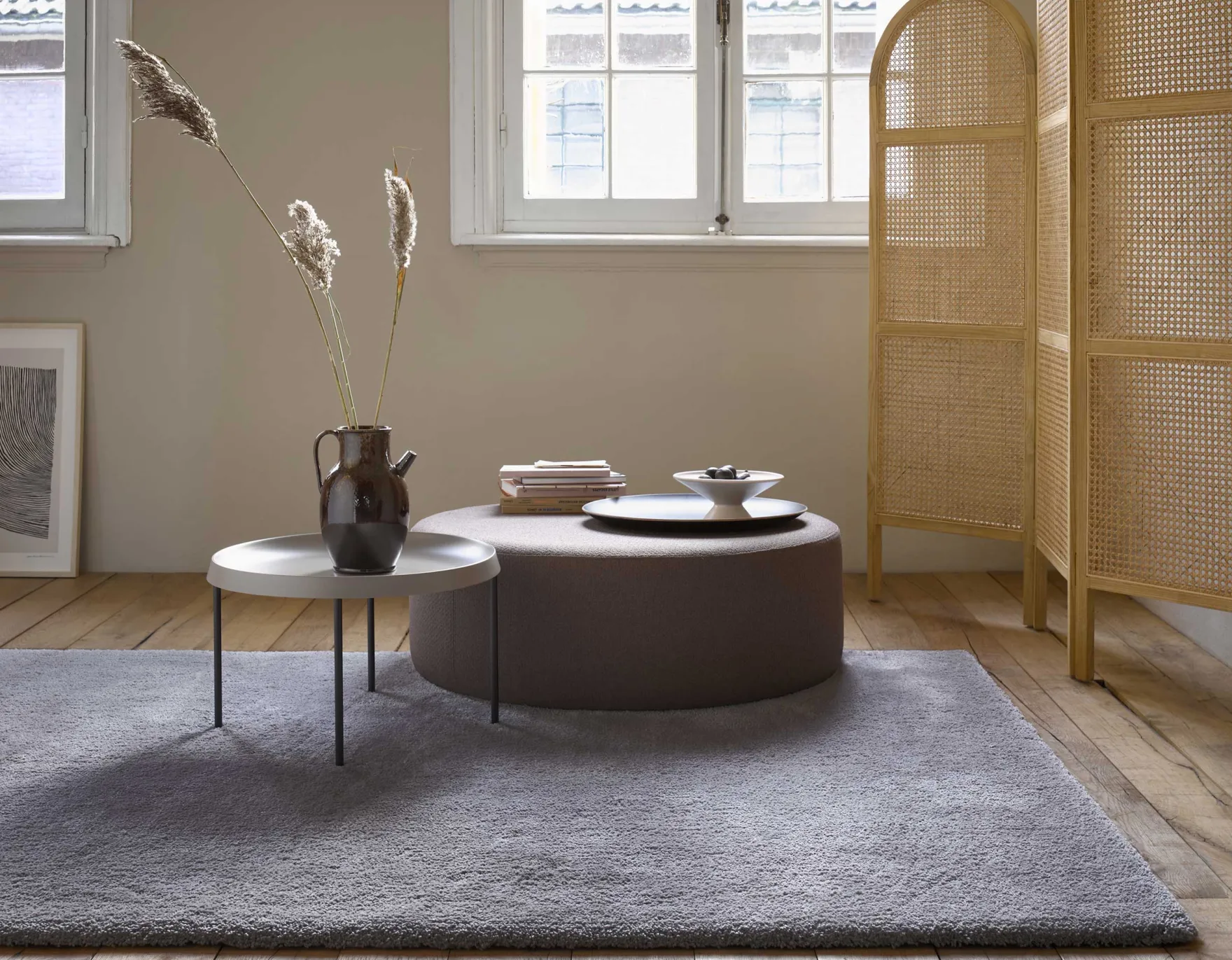Esprit Teppich Taupe Grau Hochflor "Relaxx"