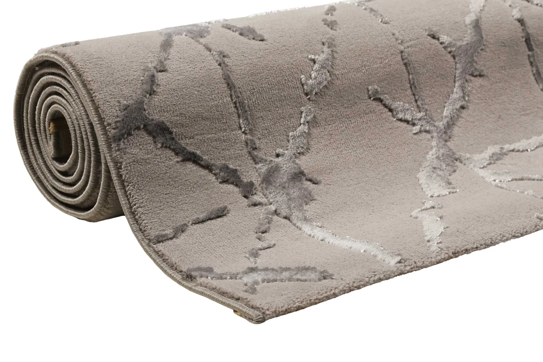 Esprit Teppich Taupe Grau Kurzflor "Solveig"