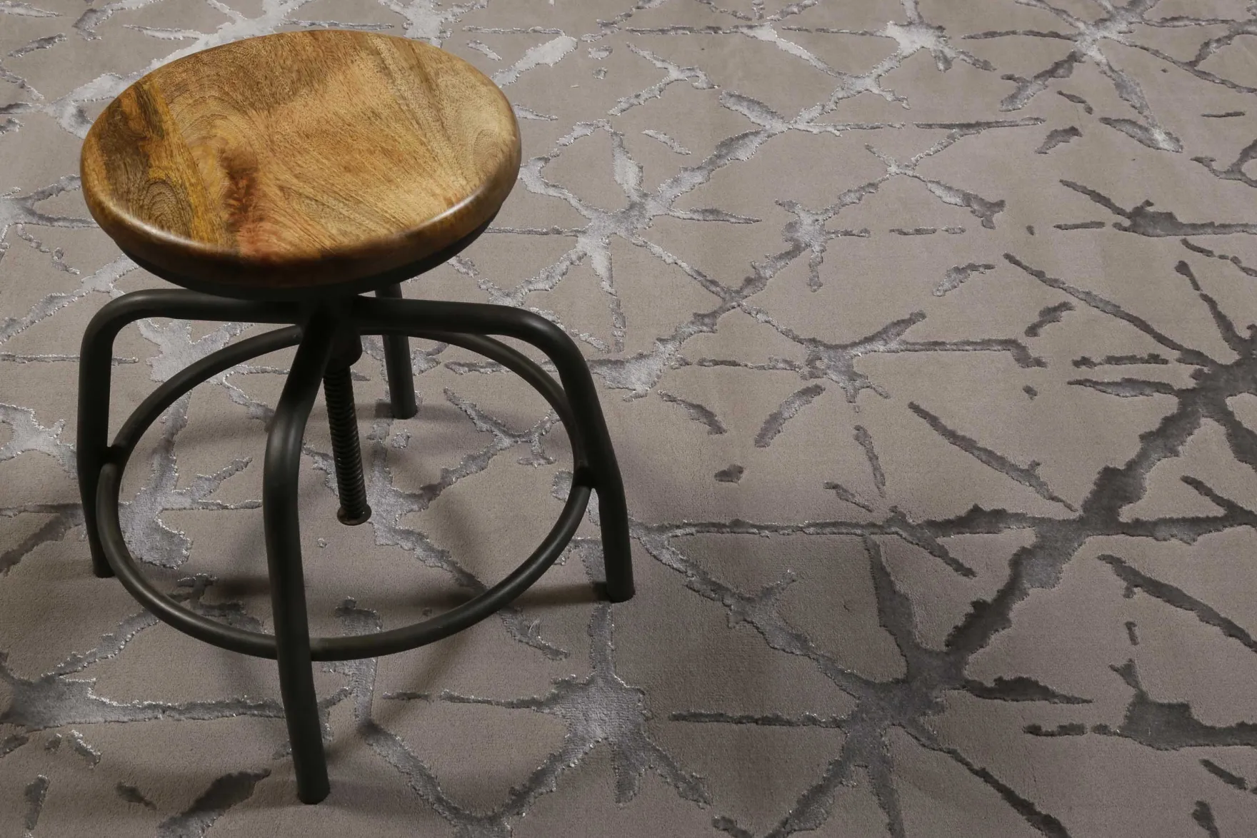 Esprit Teppich Taupe Grau Kurzflor "Solveig"