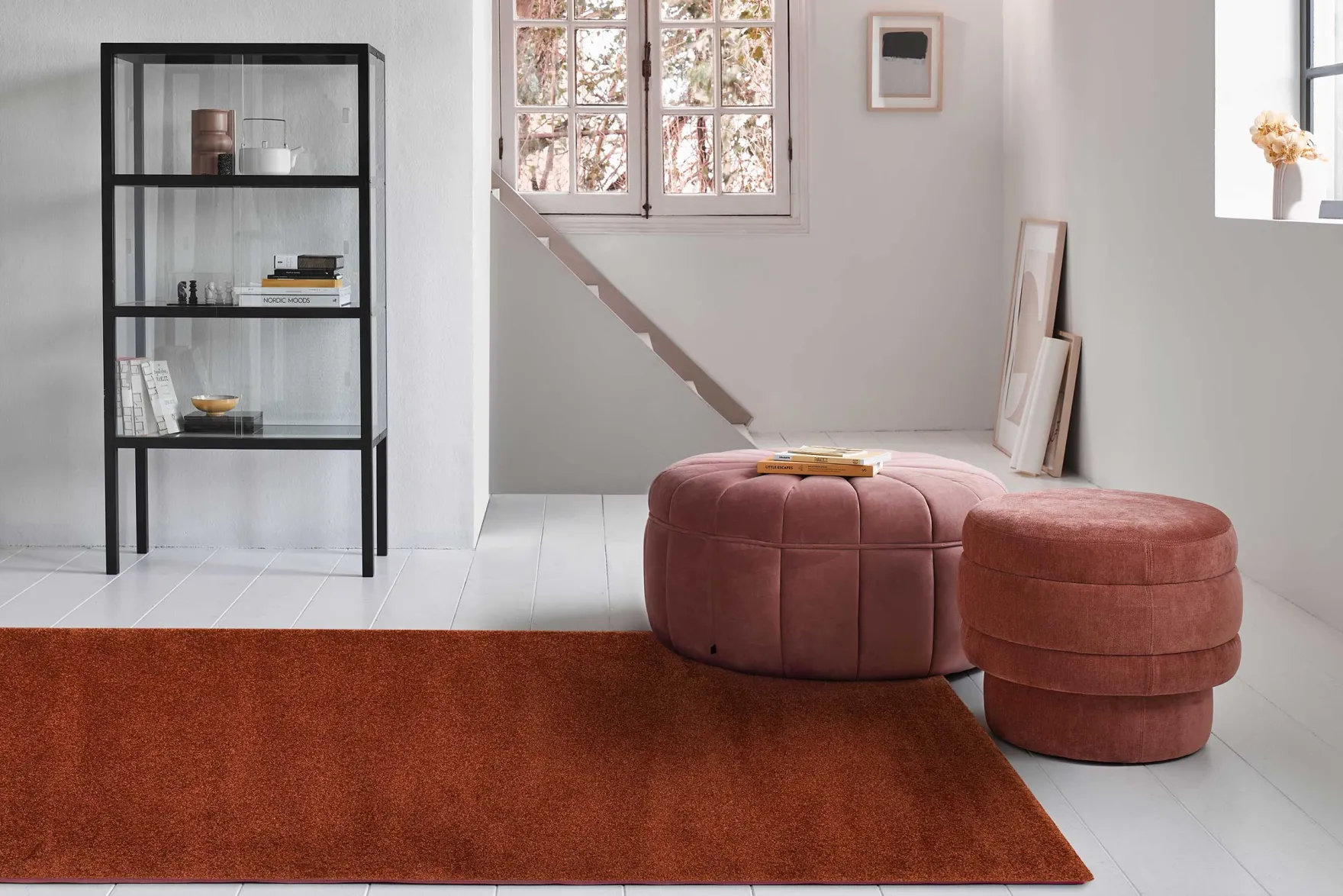 Esprit Teppich Terracotta Kurzflor "California"