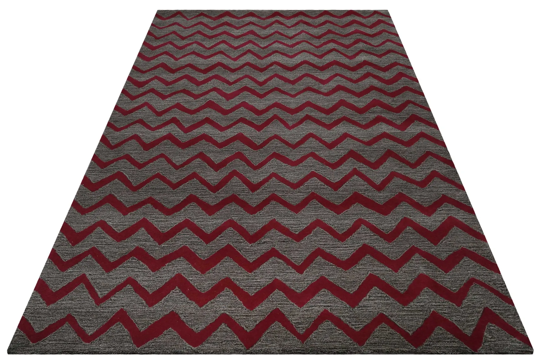 Esprit Teppich Violett Grau Taupe Kurzflor "Kalahari"