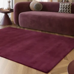 Esprit Teppich Violett und sehr flauschig Hochflor