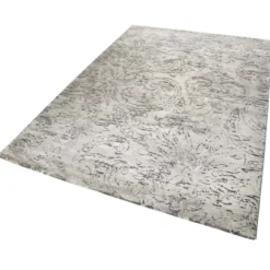 Esprit Teppich Weiß Grau Kurzflor