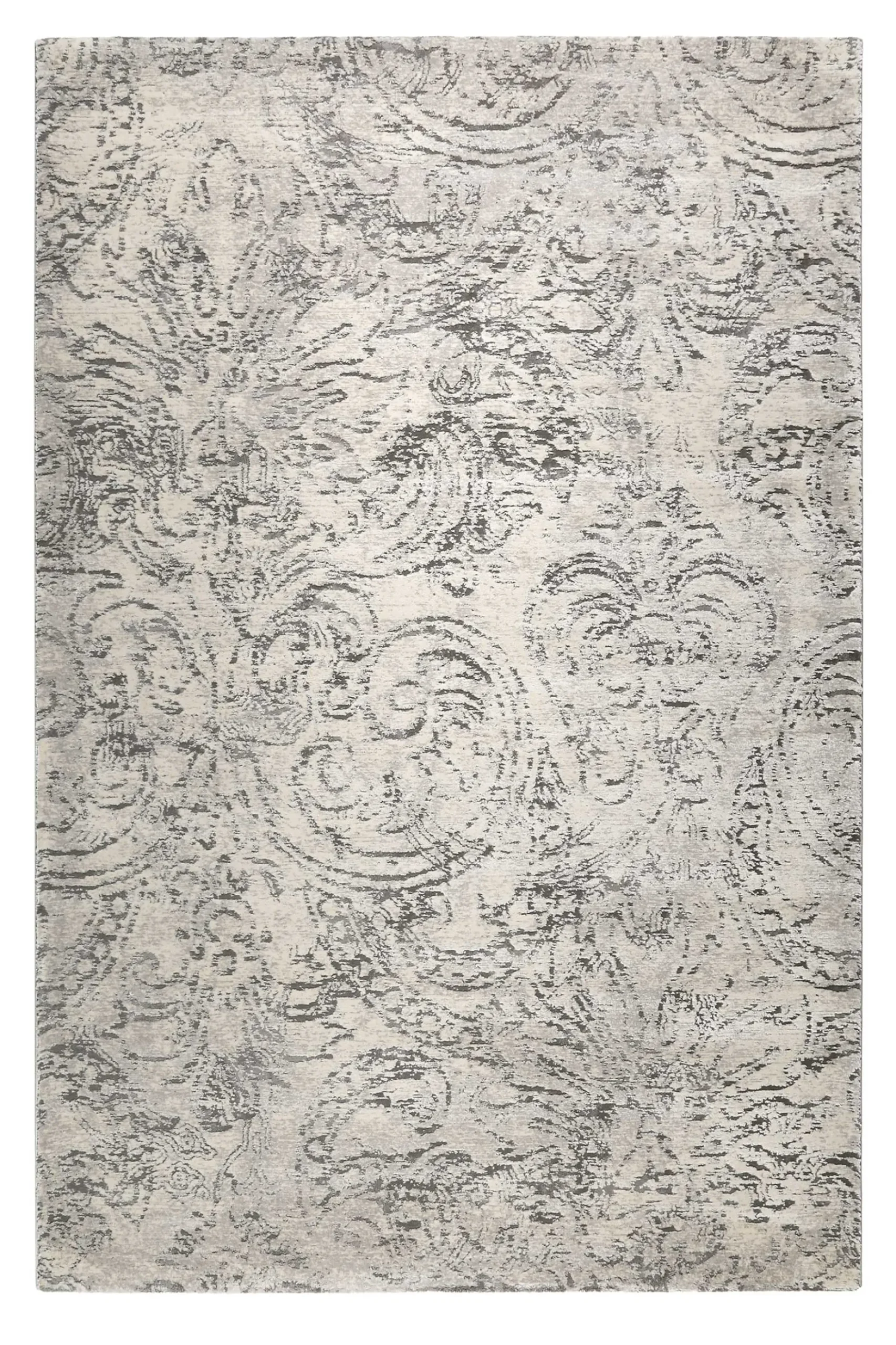 Esprit Teppich Weiß Grau Kurzflor "Elda"