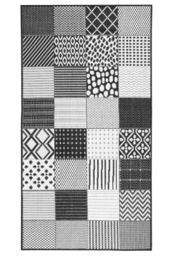 Esprit Teppich Weiß Schwarz In & Outdoor "Chester"