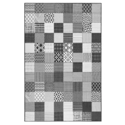 Esprit Teppich Weiß Schwarz In & Outdoor 