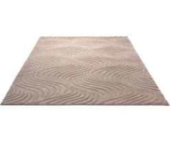 Esprit Teppich 170x240 Beige Wellenmuster