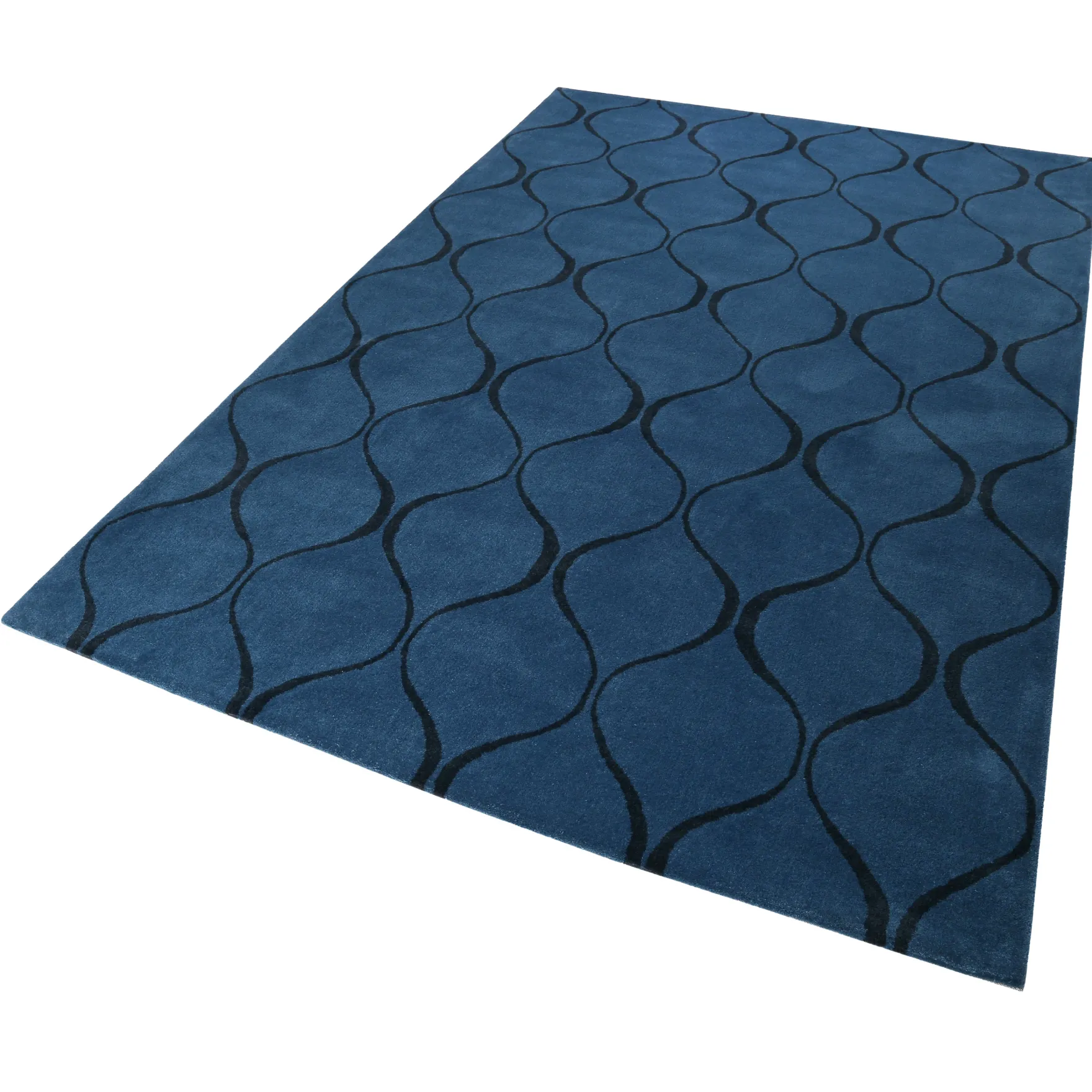 Esprit Teppich 170x240 Blau Muster