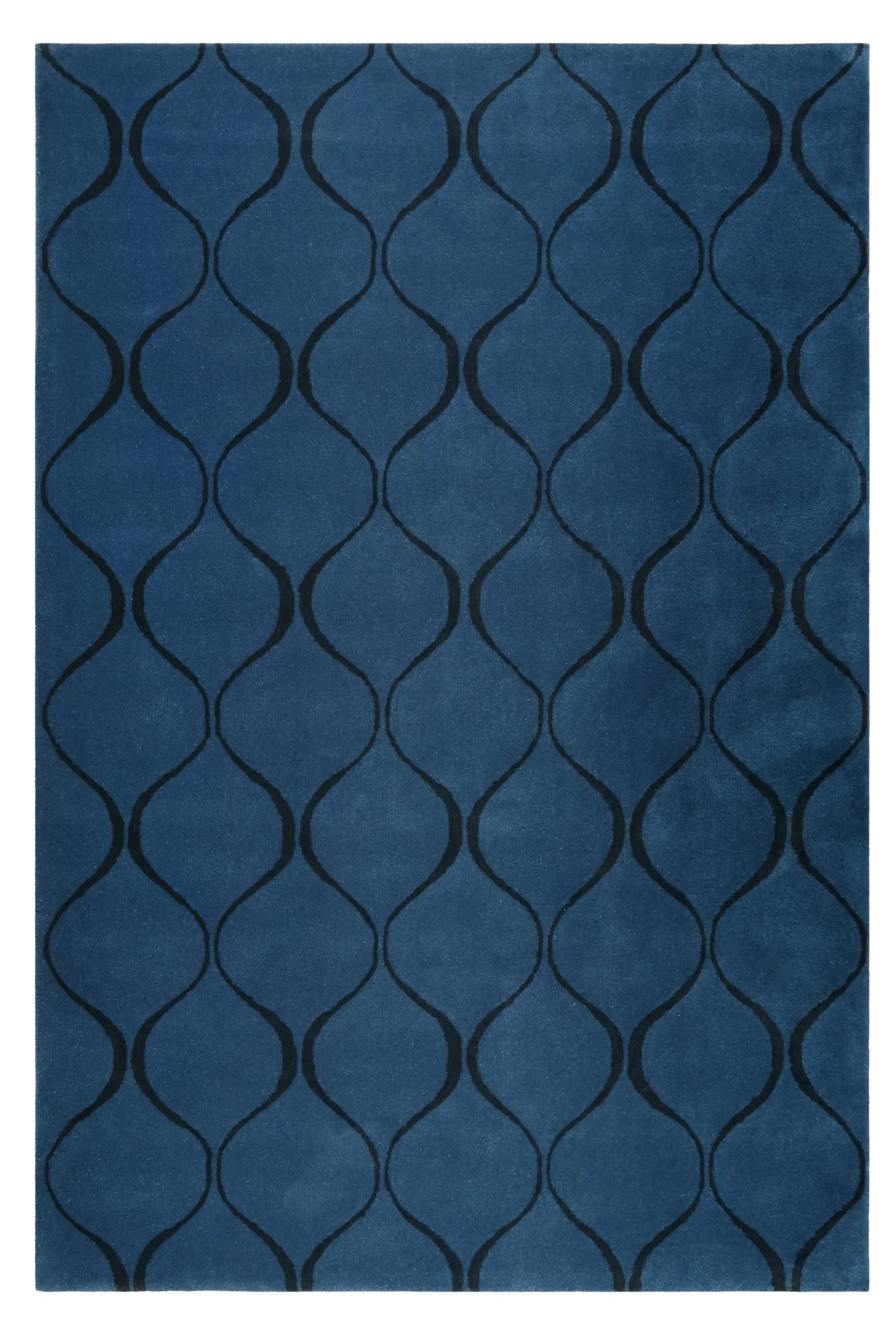 Esprit Teppich 170x240 Blau Muster