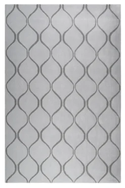 Esprit Teppich 90x160 cm Silber Grau "Aramis"