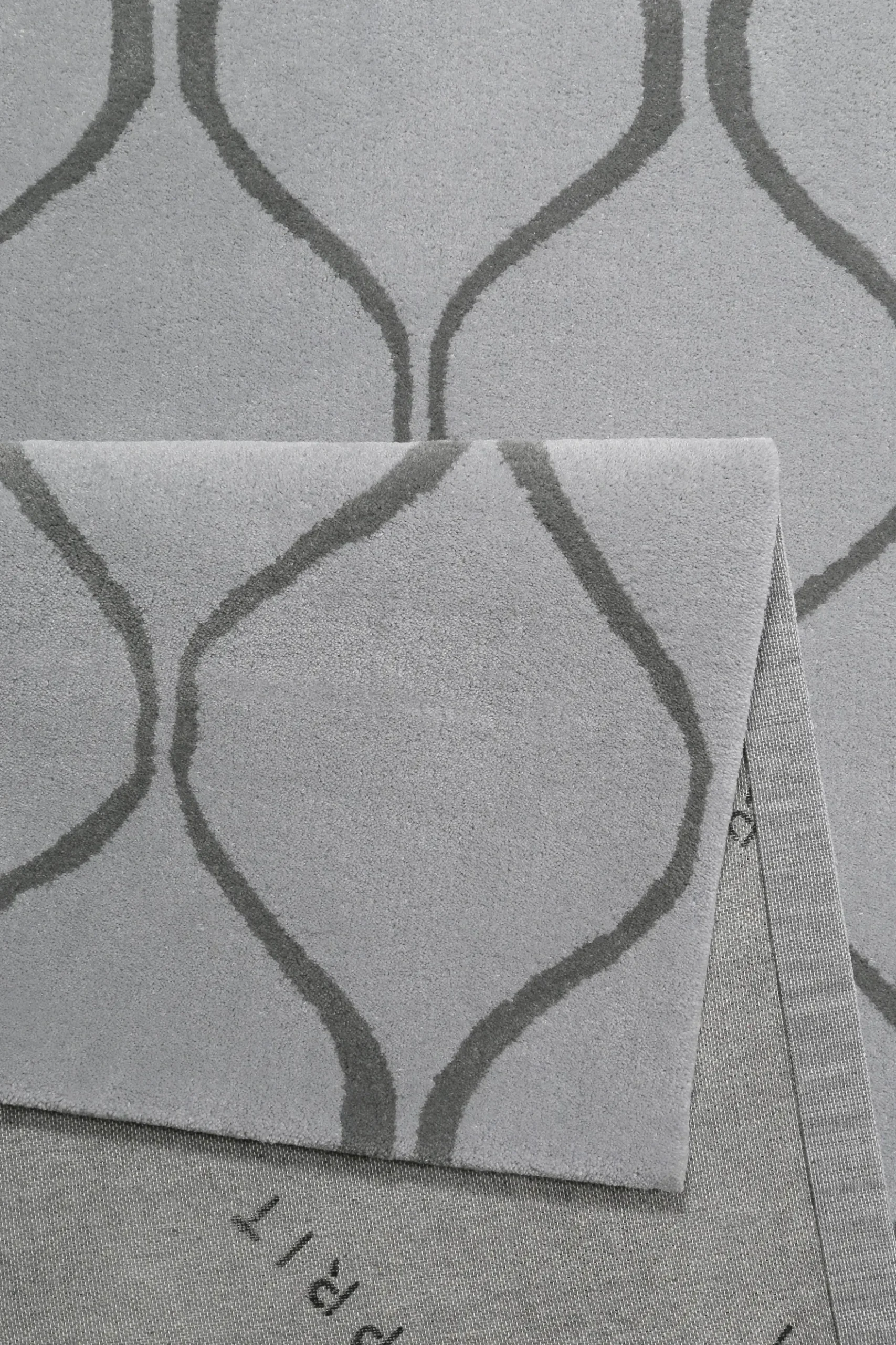 Esprit Teppich 90x160 cm Silber Grau "Aramis"