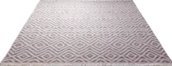 Esprit Teppich 80x150 cm Weiß/Lila "Vector"