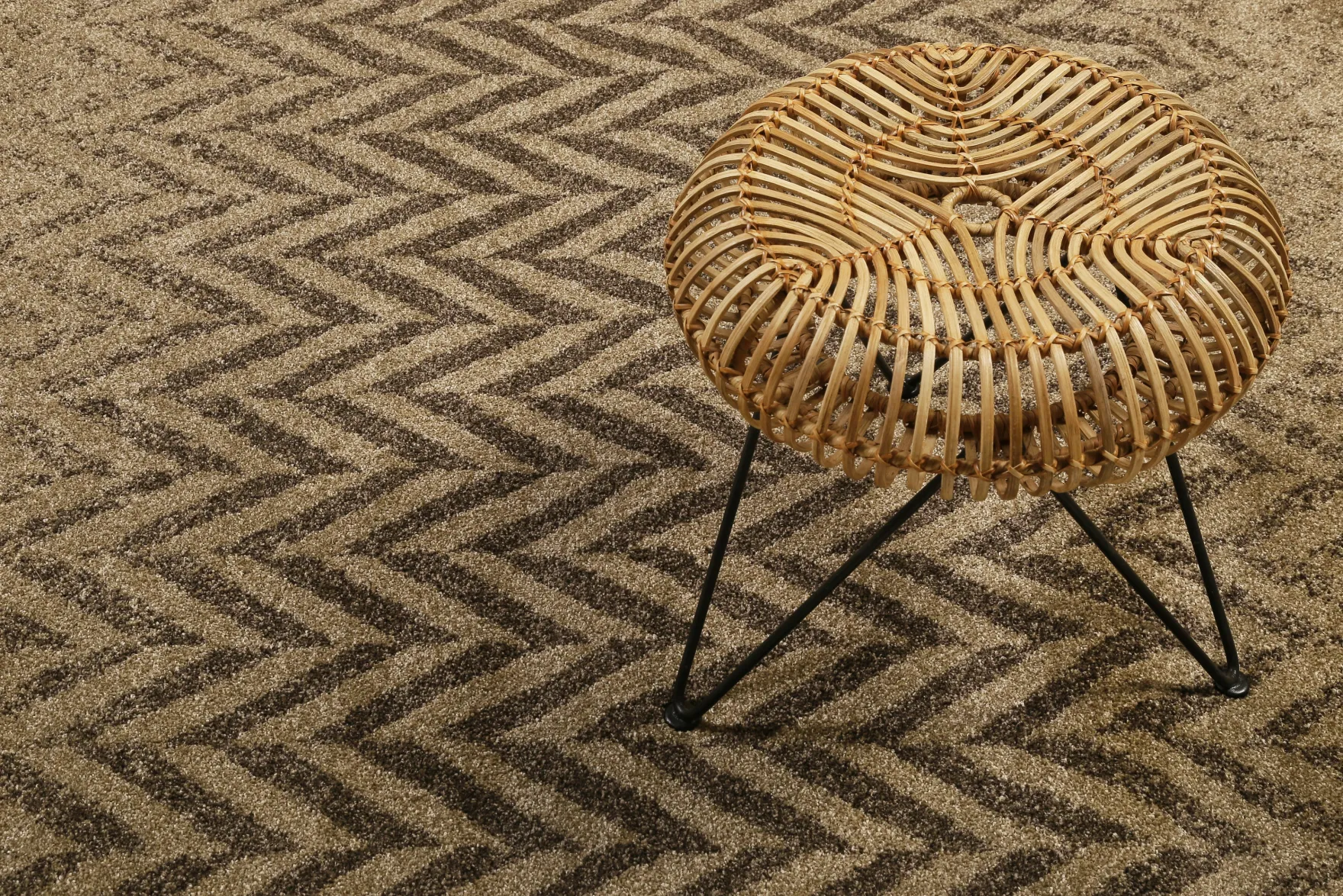 ESPRIT Webteppich braun "Highway"