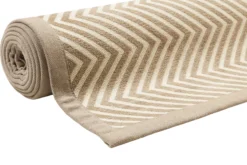 Esprit Wendeteppich Beige Kurzflor