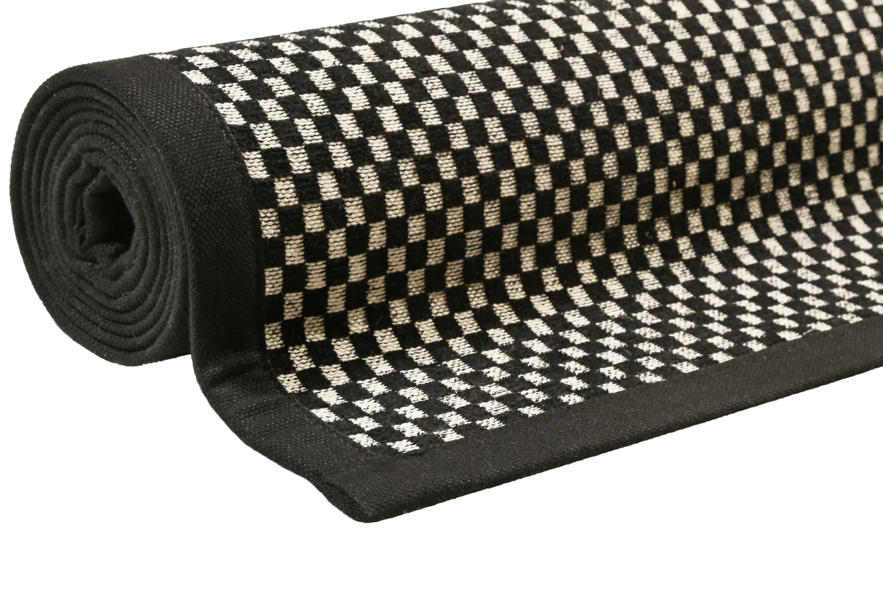 Esprit Wendeteppich Schwarz Weiß Kurzflor "Paulsen"