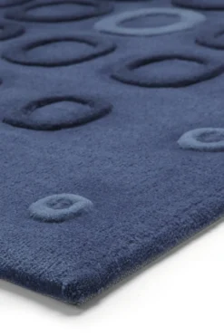 Esprit Wollteppich blau 